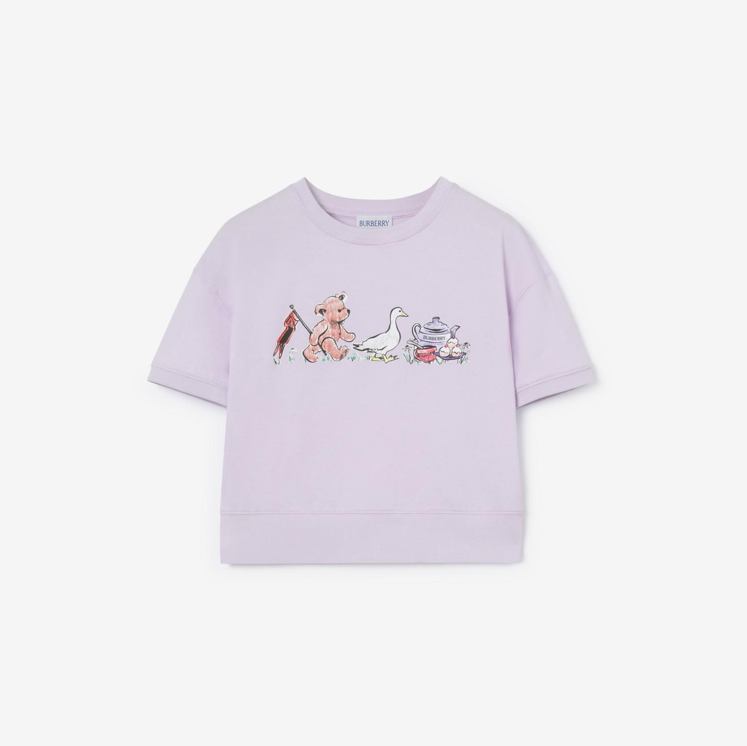 Thomas Bear and Friends Cotton T-shirt by BURBERRY