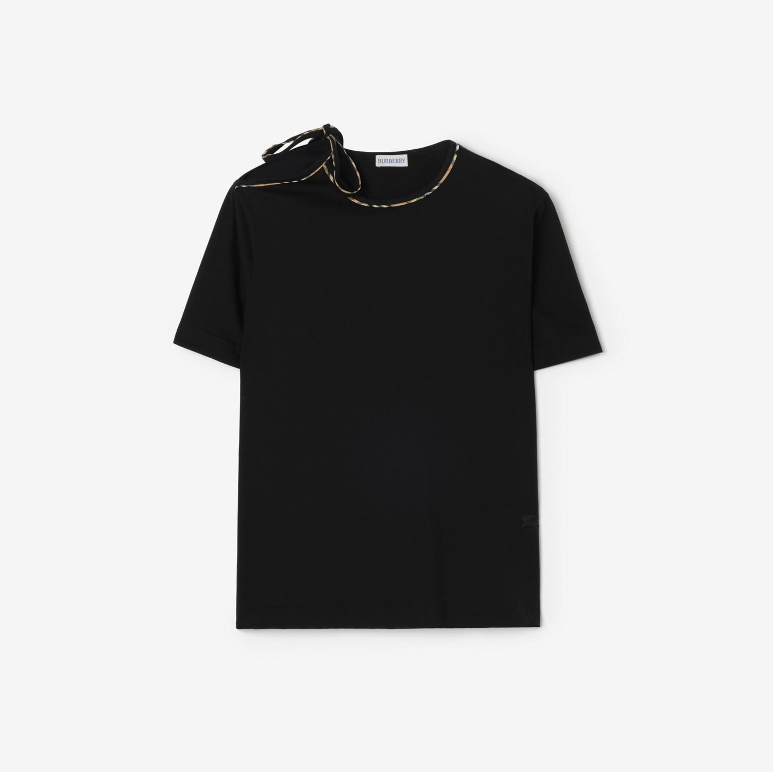 Tie-sleeve Cotton T-shirt by BURBERRY