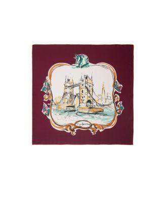 Tower Bridge Silk Scarf by BURBERRY