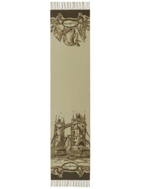 Tower Bridge cashmere scarf by BURBERRY