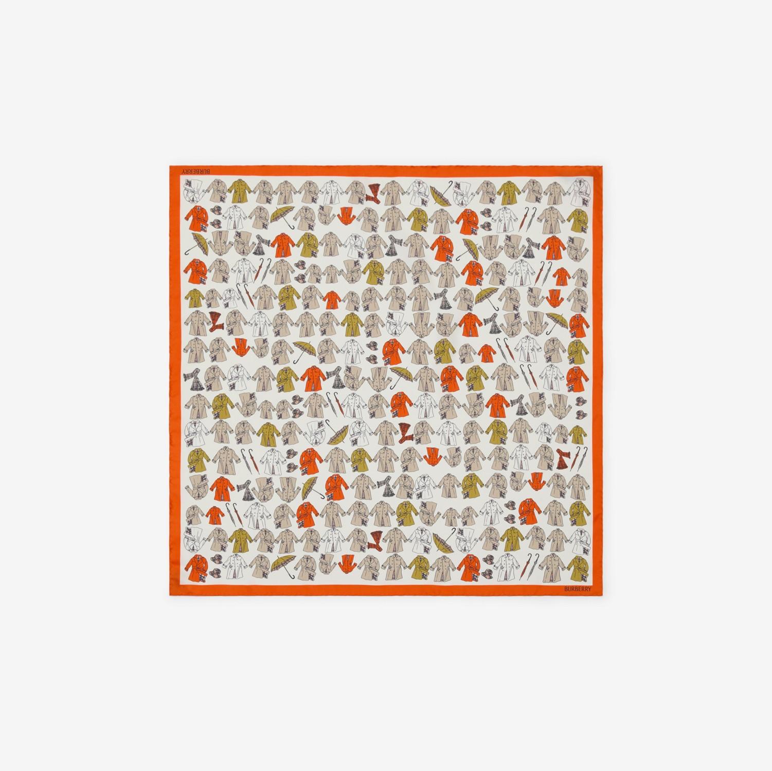 Trench Coat Silk Scarf by BURBERRY