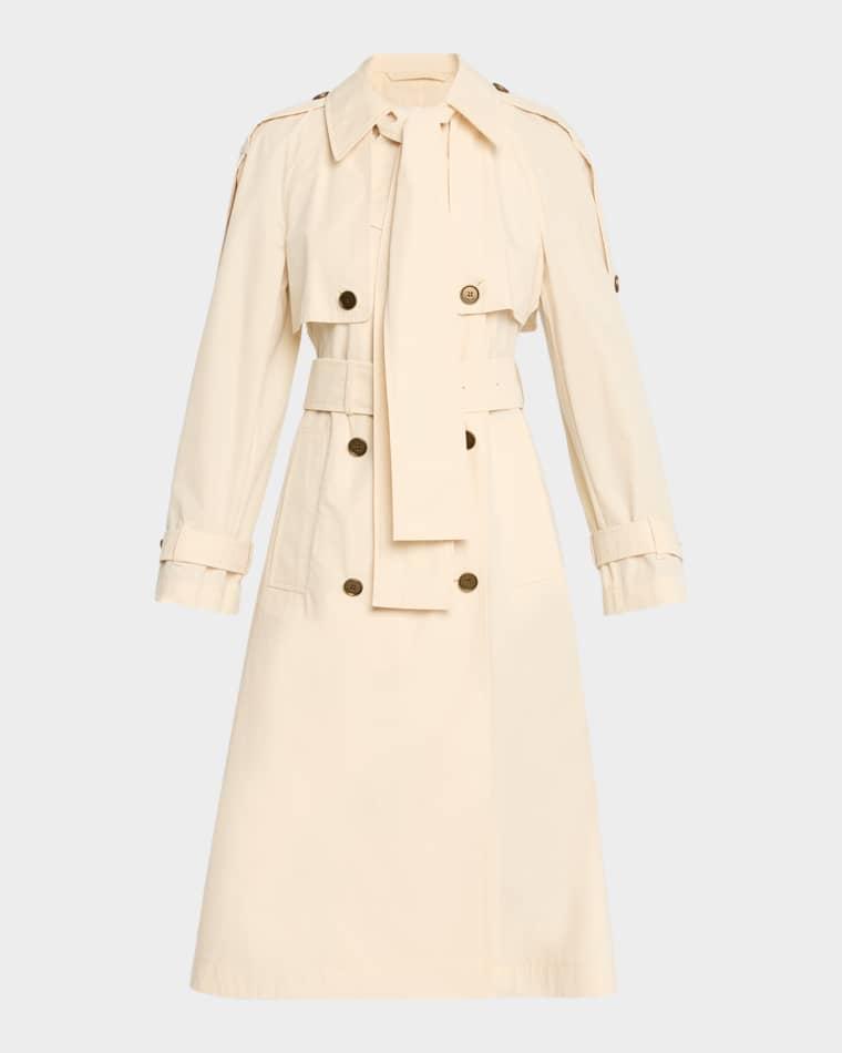 Trerose Belted Double-Breasted Trench Coat by BURBERRY