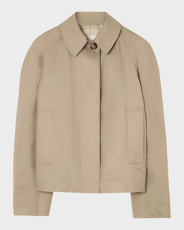 Tropical Cotton Gabardine Jacket by BURBERRY