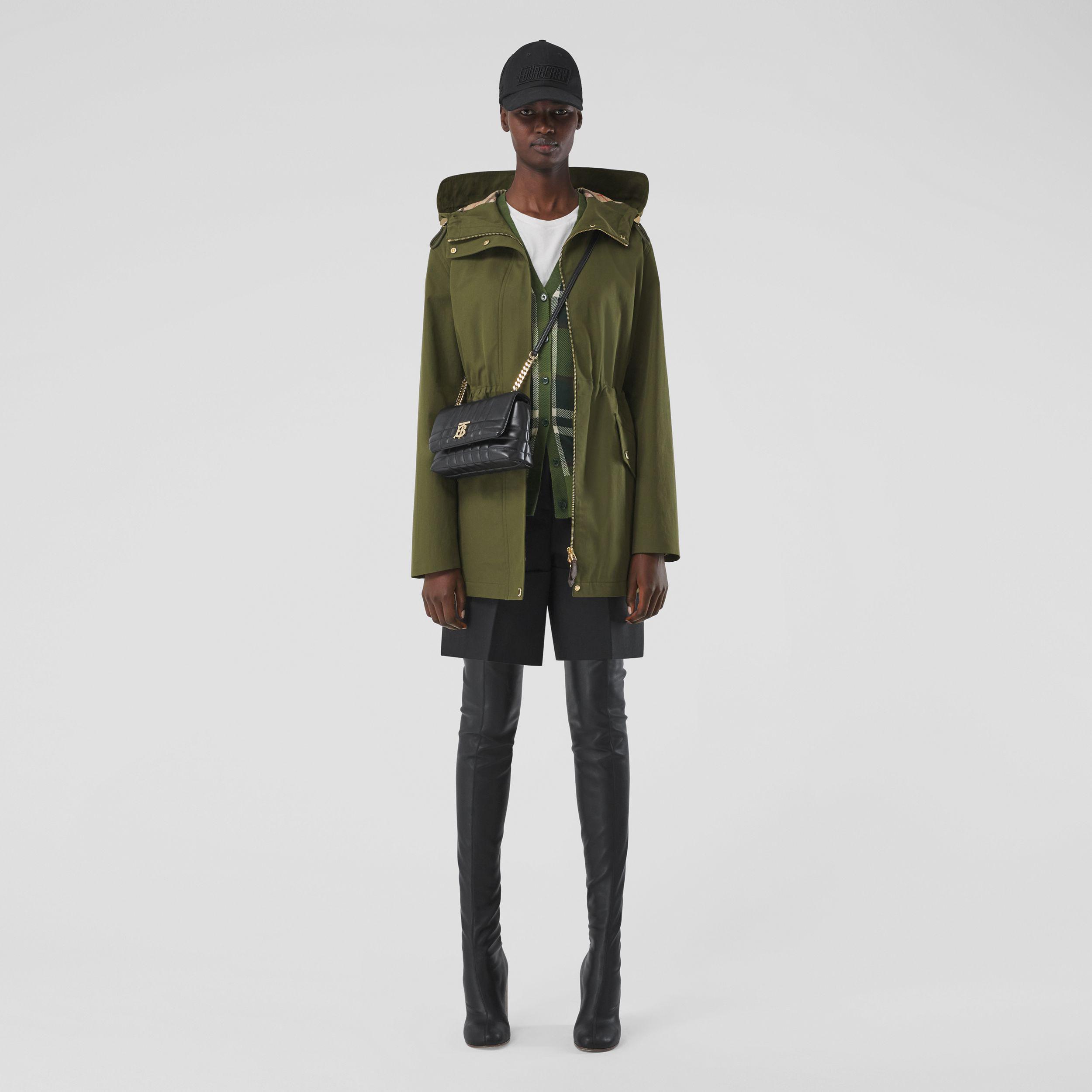 Tropical Gabardine Hooded Parka by BURBERRY