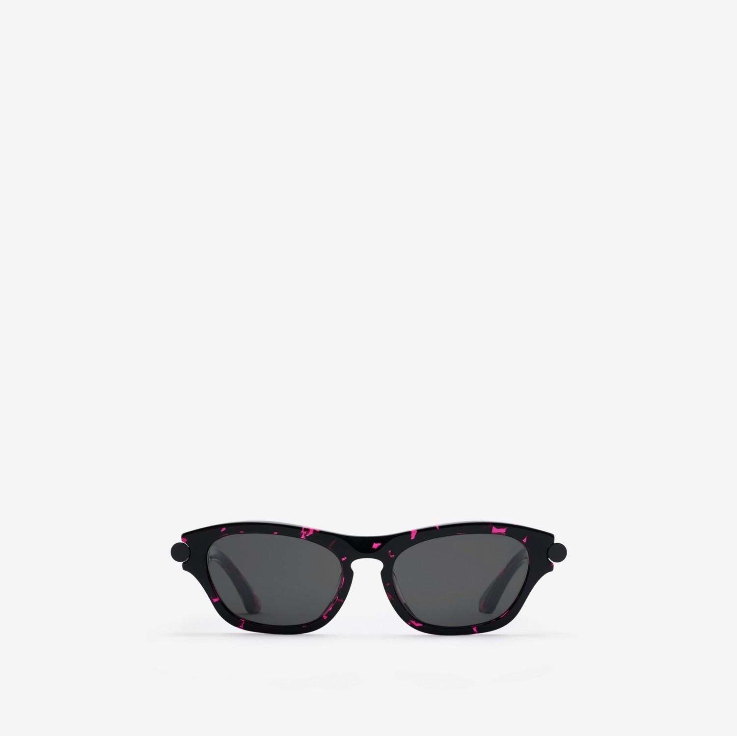 Tubular Oval Sunglasses by BURBERRY