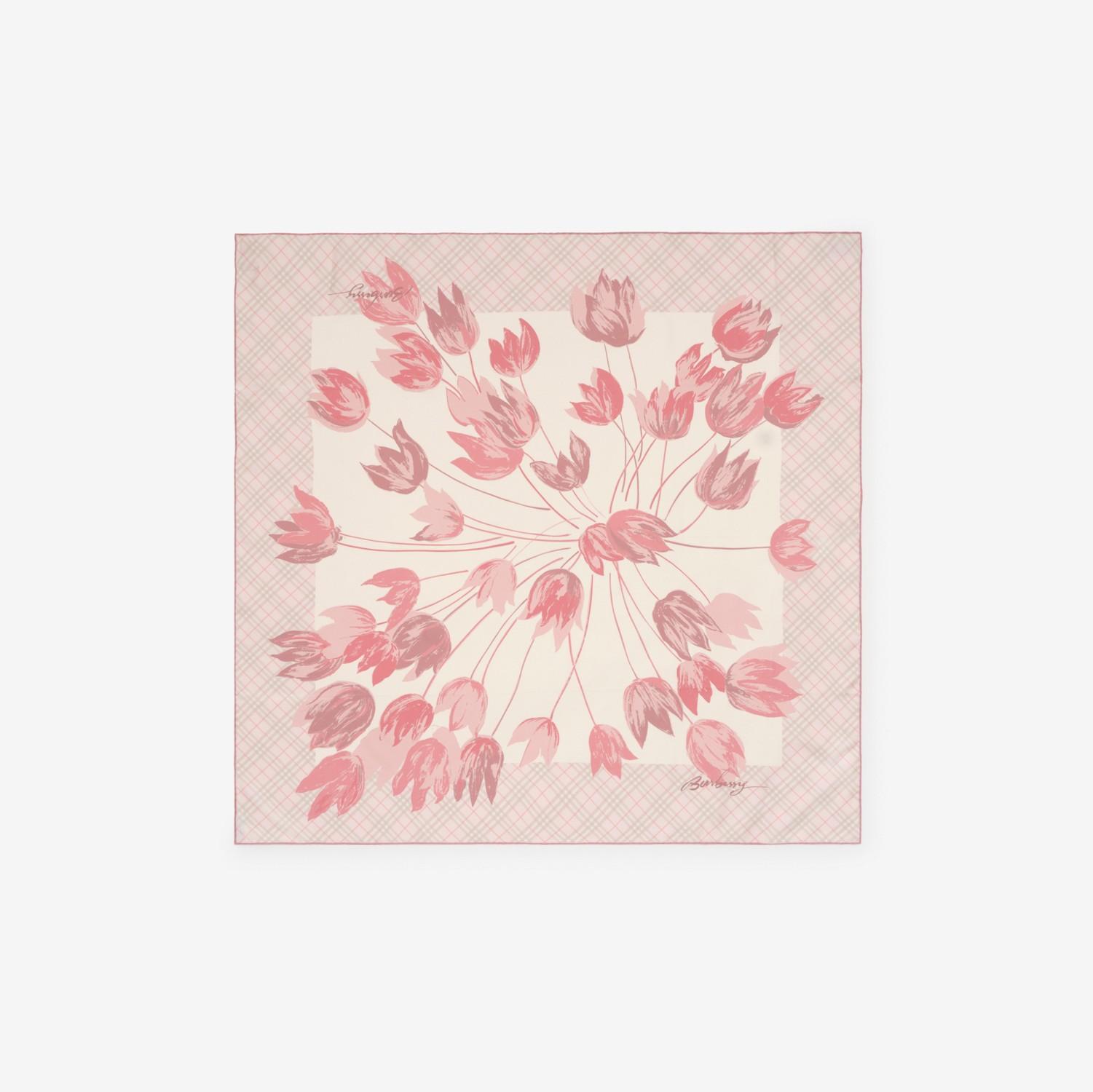 Tulips Silk Scarf by BURBERRY
