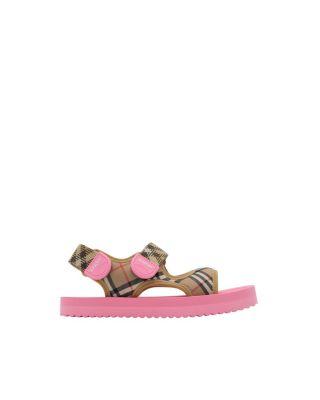 Unisex Check Sandals - Toddler by BURBERRY