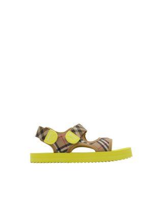 Unisex Check Sandals - Toddler by BURBERRY
