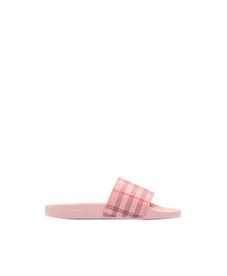 Unisex Check Slides - Toddler by BURBERRY