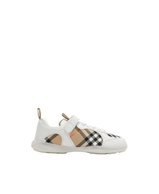 Unisex Check and Leather Matrix Sneakers - Little Kid by BURBERRY