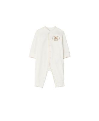 Unisex Knight Stamp Cotton Jumpsuit - Baby by BURBERRY