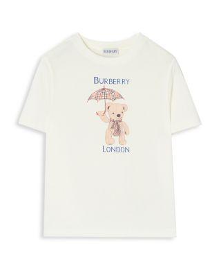 Unisex London Bear Cotton Tee - Baby by BURBERRY