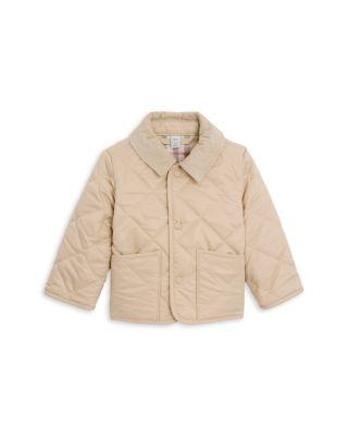 Unisex Quilted Cotton Coat - Baby by BURBERRY