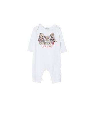 Unisex Thomas Bear and Friends Stretch Cotton Jumpsuit - Baby by BURBERRY