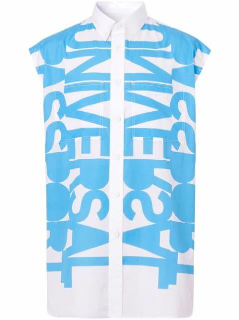 Universal Passport sleeveless shirt by BURBERRY