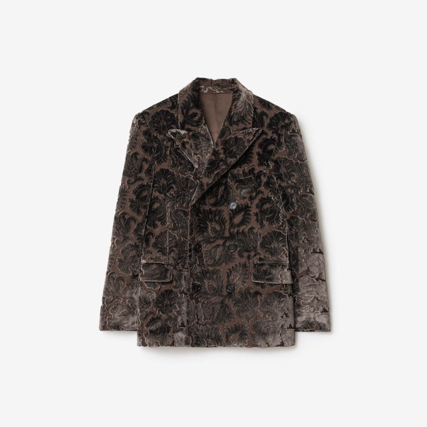 Vine Velvet Tailored Jacket by BURBERRY