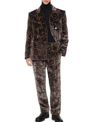 Vine Velvet Tailored Trousers by BURBERRY