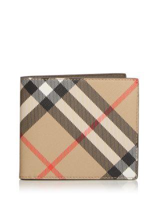 Vintage Check Bifold Wallet by BURBERRY