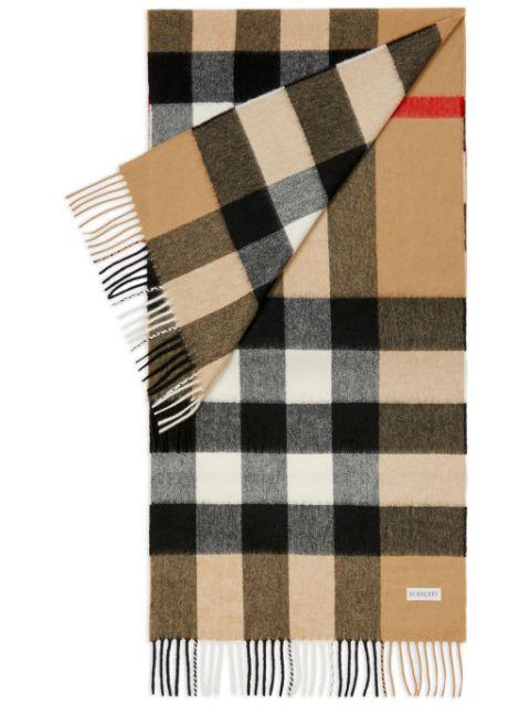 Vintage Check cashmere scarf by BURBERRY