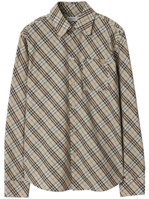Vintage Check cotton shirt by BURBERRY
