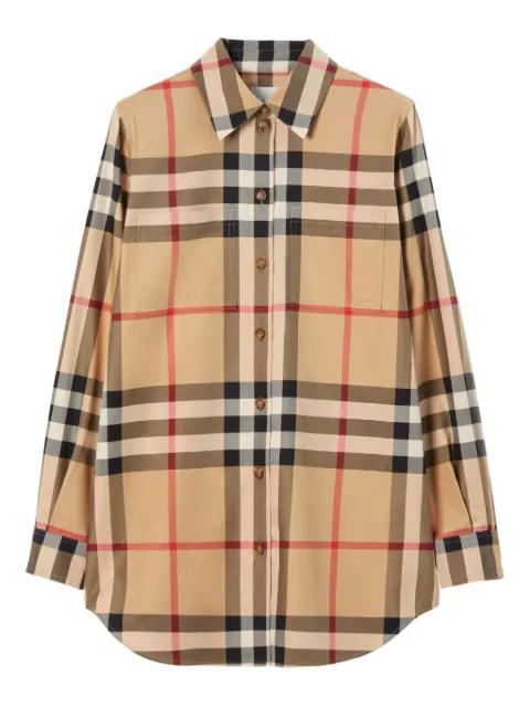 Vintage Check pattern cotton shirt by BURBERRY