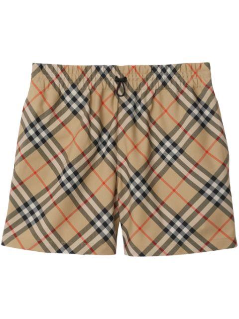 Vintage Check-pattern shorts by BURBERRY