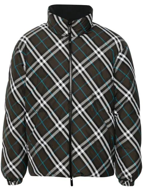 Vintage-check puffer jacket by BURBERRY