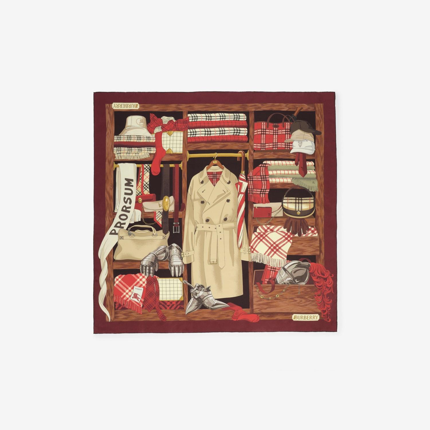 Wardrobe Silk Scarf by BURBERRY