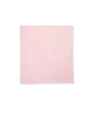 Wide Check Wool Silk Scarf by BURBERRY