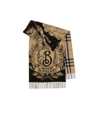 Wide Reversible Stormy Knight Scarf by BURBERRY