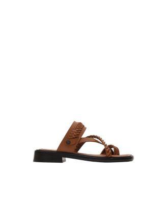 Women's Leather Baez Sandals by BURBERRY