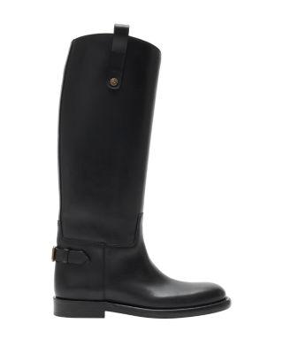 Women's Leather Cavalier Boots by BURBERRY