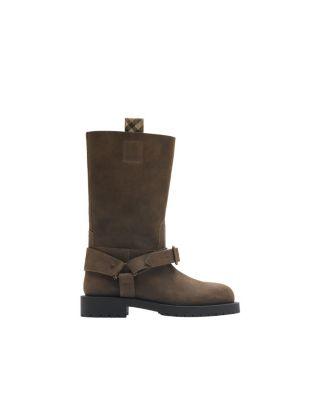 Women's Soft Saddle Low Boots by BURBERRY