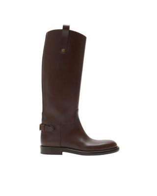 Women's Suede Cavalier Boots by BURBERRY