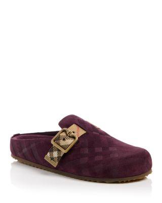 Women's Urchin Check Clogs by BURBERRY
