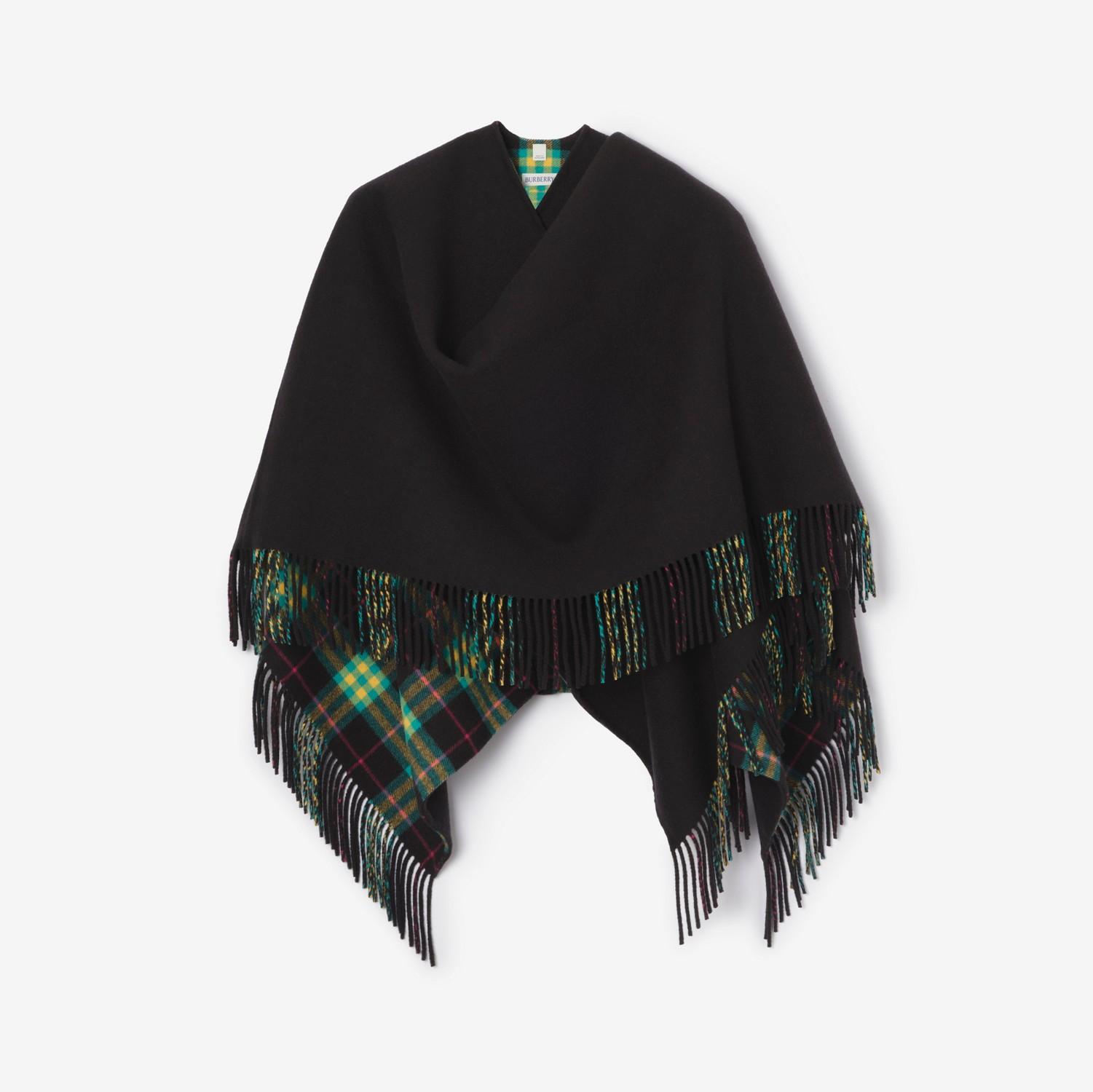 Wool Blanket Cape by BURBERRY