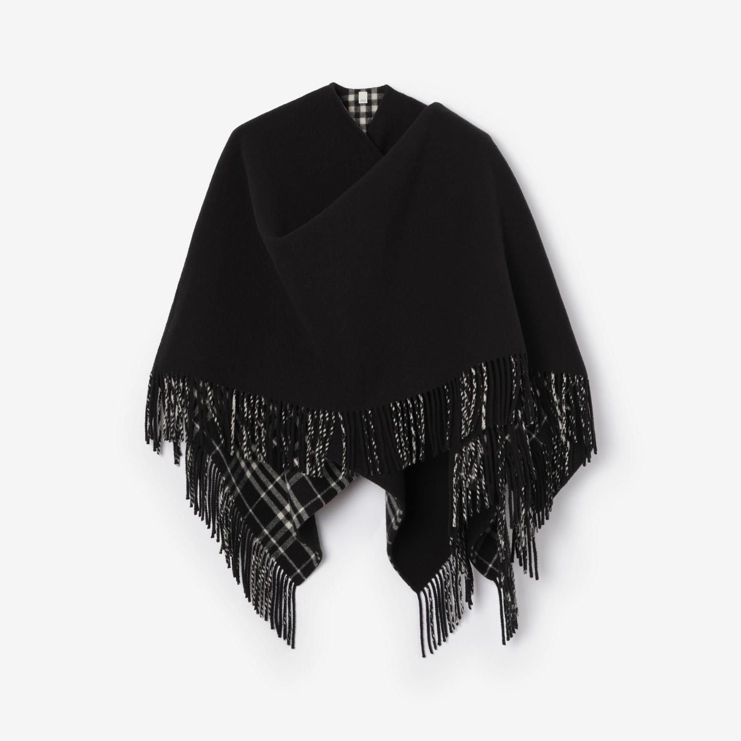 Wool Blanket Cape by BURBERRY