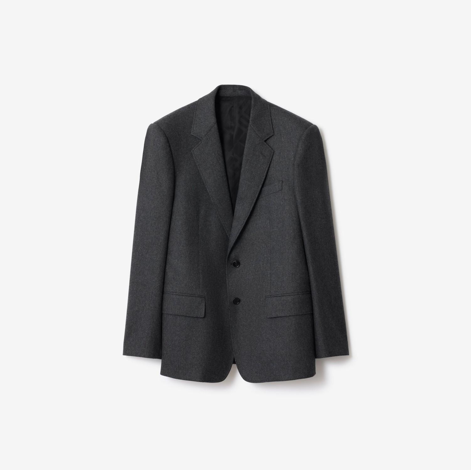 Wool Flannel Tailored Jacket by BURBERRY