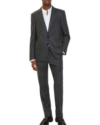 Wool Flannel Tailored Trousers by BURBERRY