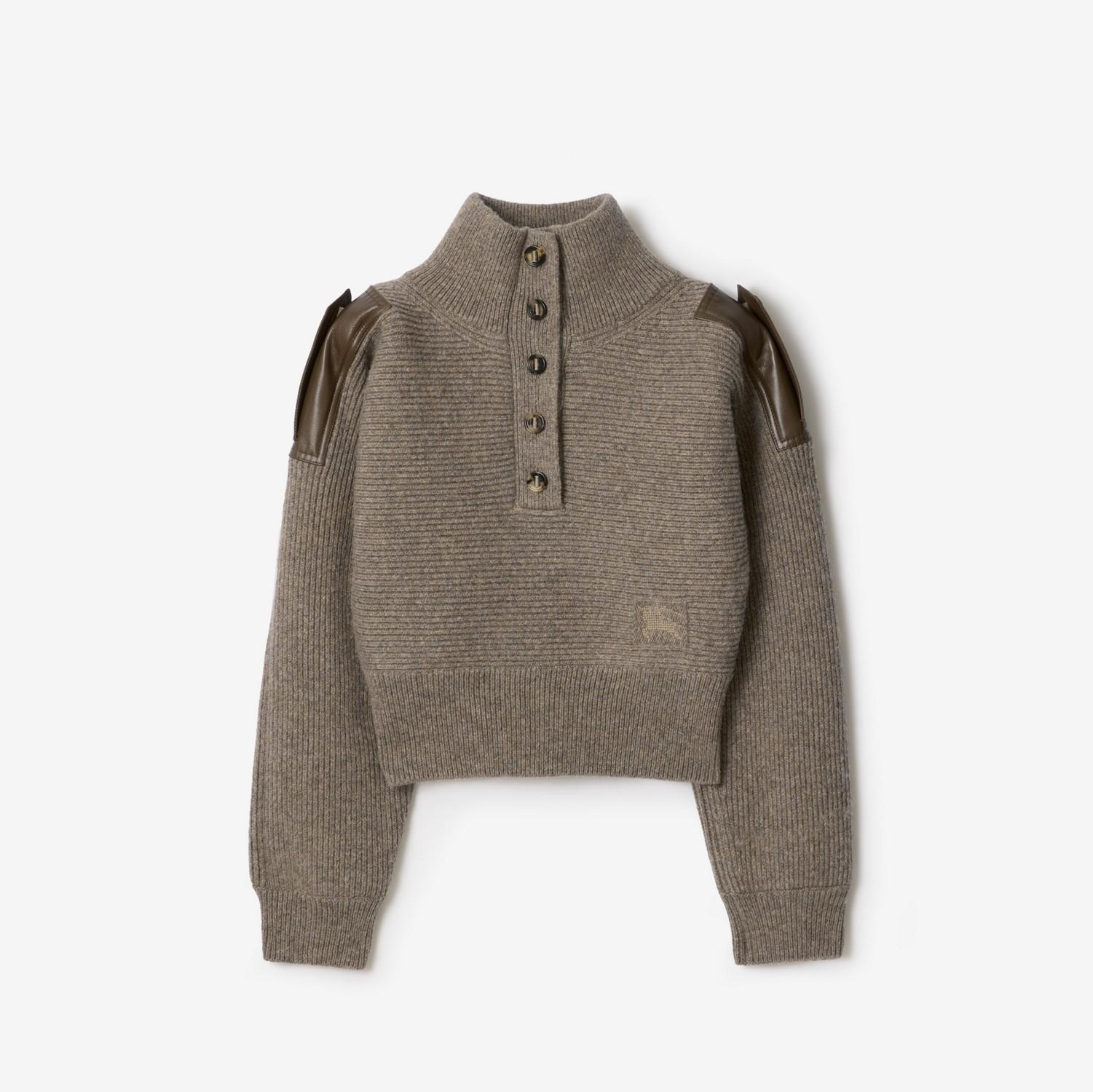 Wool Half-button Sweater by BURBERRY