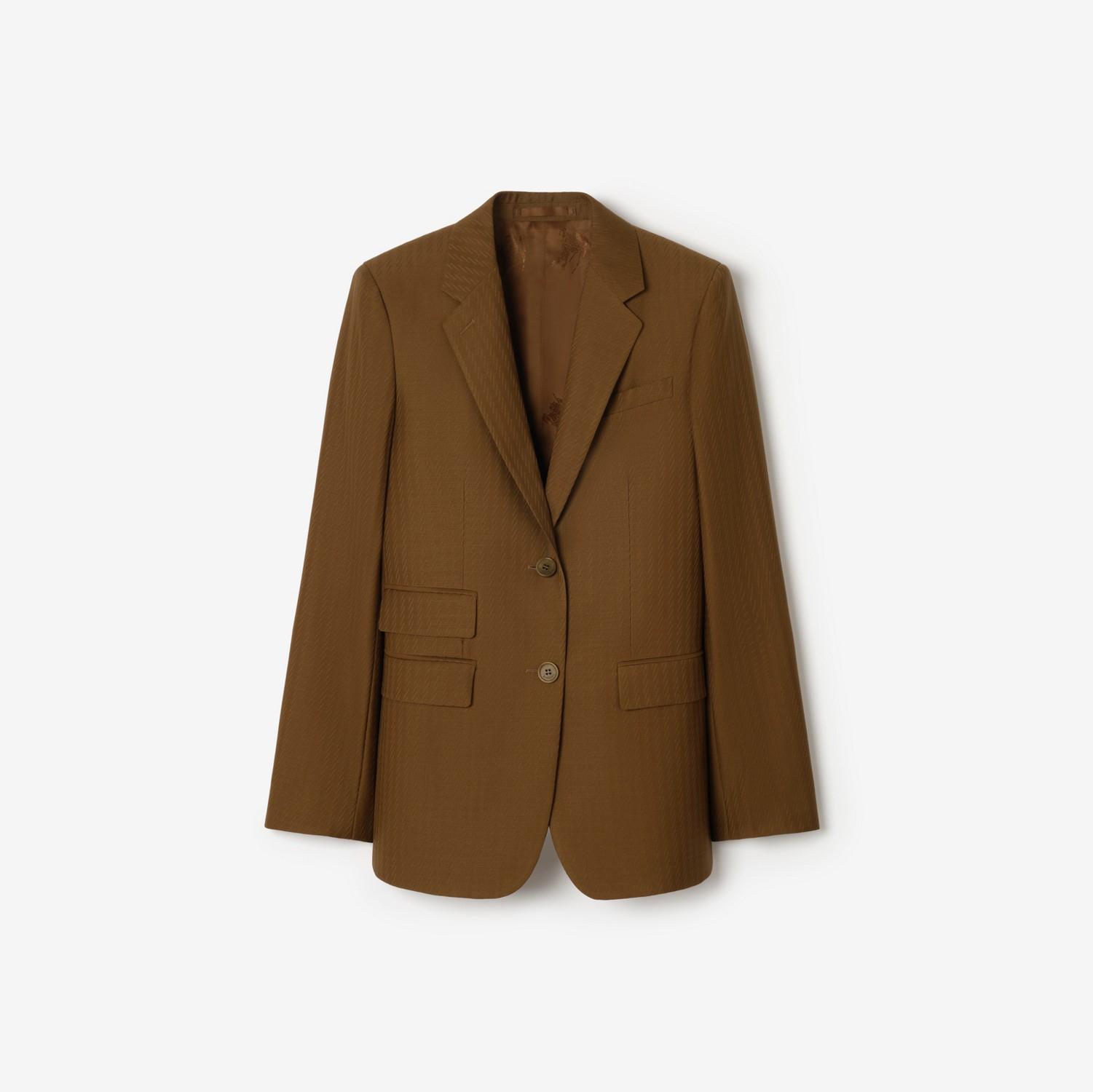 Wool Mohair Tailored Jacket by BURBERRY