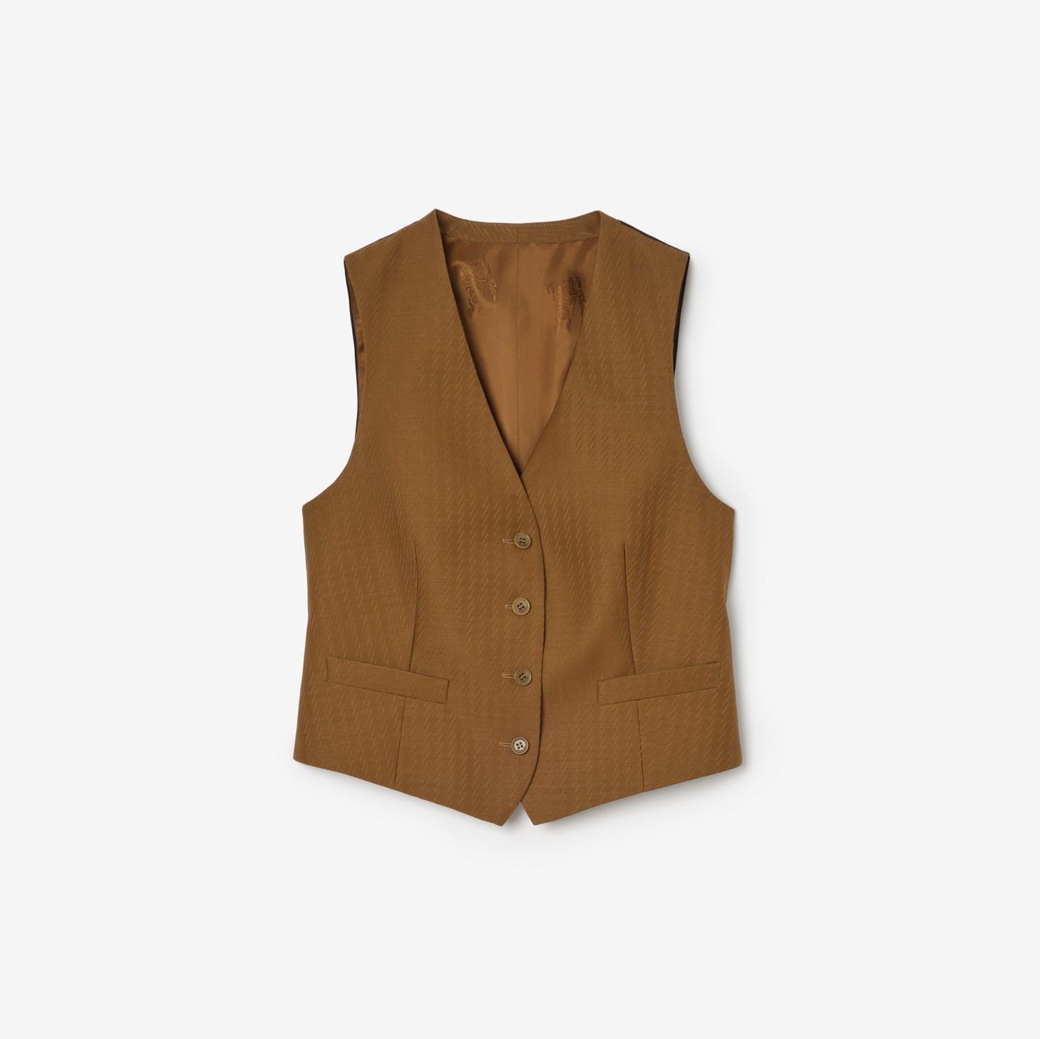Wool Mohair Waistcoat by BURBERRY