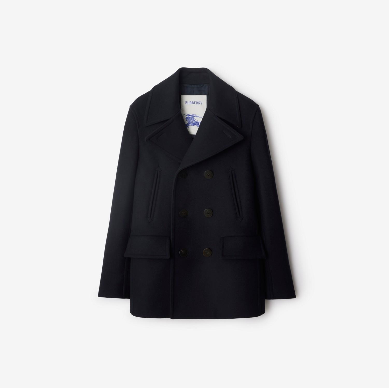 Wool Pea Coat by BURBERRY