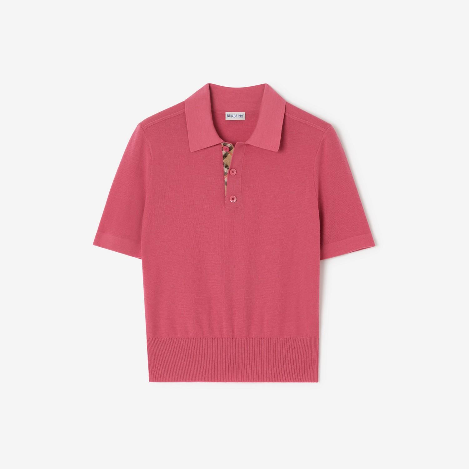 Wool Polo Shirt by BURBERRY