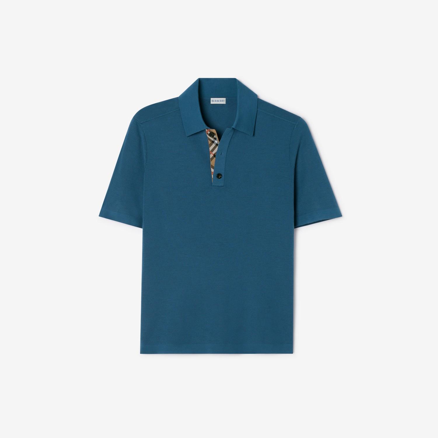 Wool Polo Shirt by BURBERRY