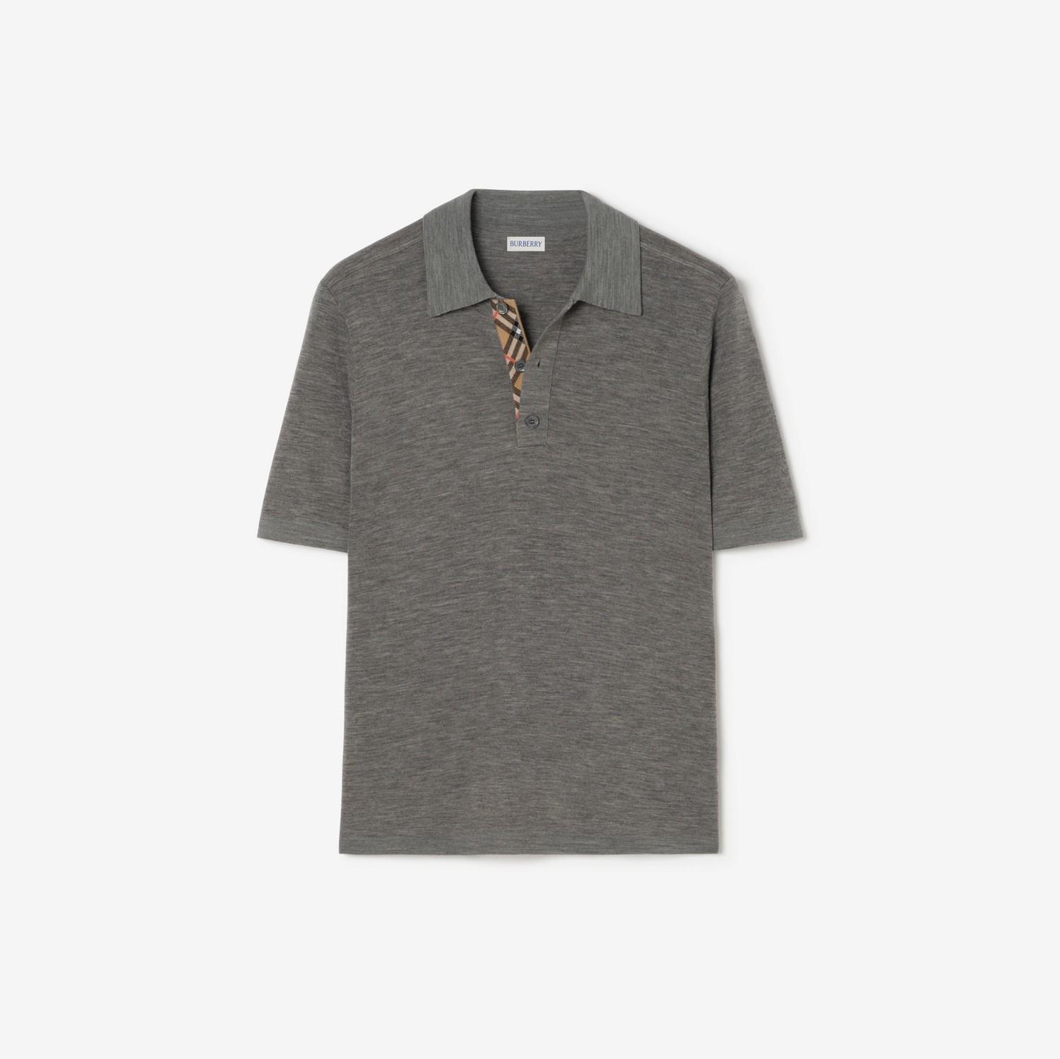Wool Polo Shirt by BURBERRY