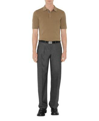 Wool Polo Shirt by BURBERRY
