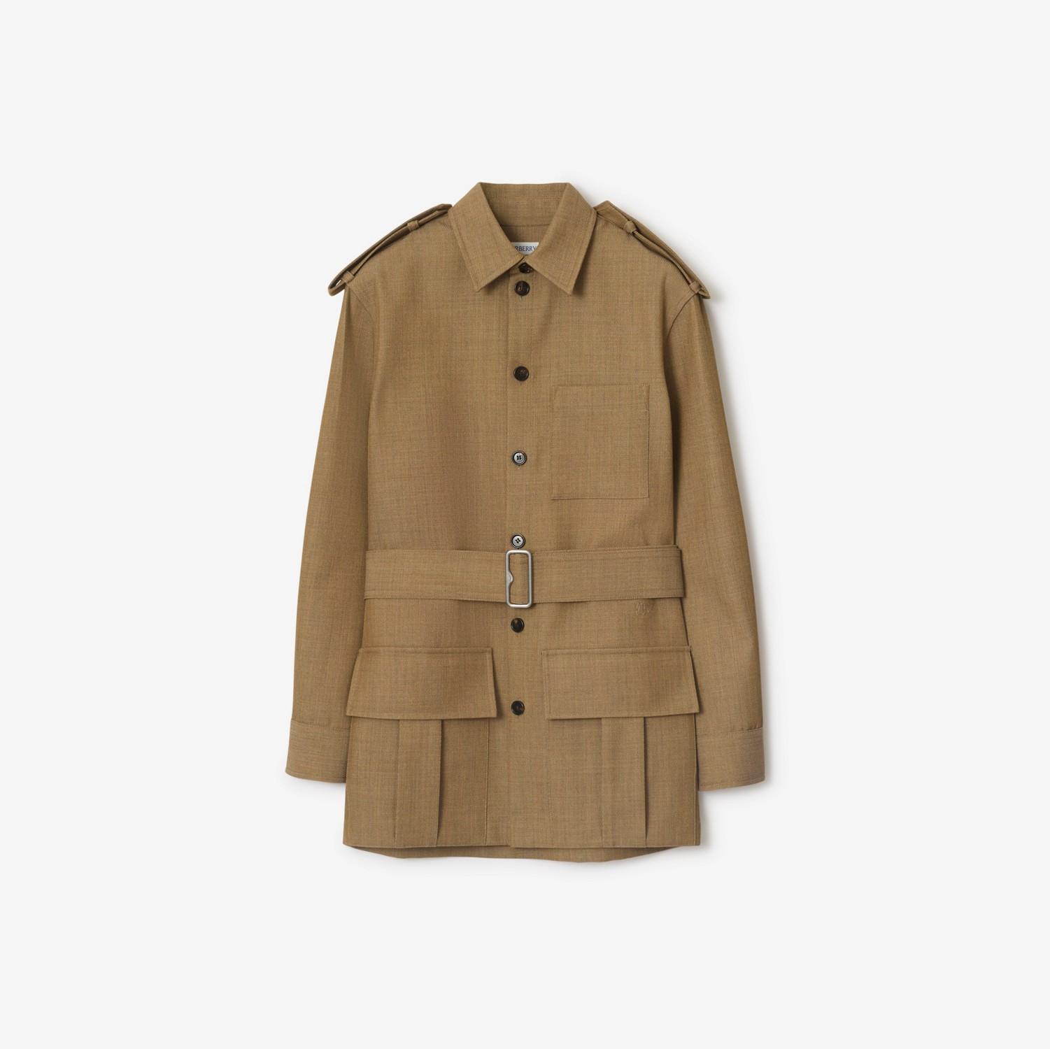 Wool Safari Shirt by BURBERRY