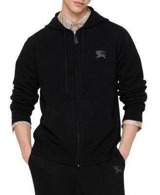 Wool Zip Hoodie by BURBERRY