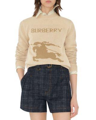 Wool & Cashmere Logo Sweater by BURBERRY